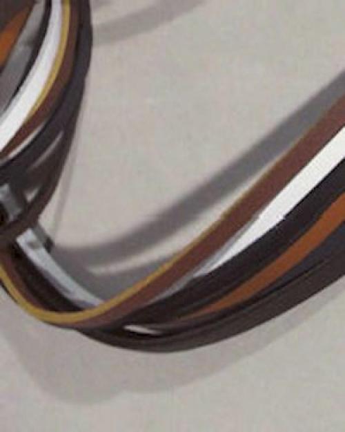 LACCI RETTANGOLARI CUOIO LARGHI cm 120 - cm 6 - al paio